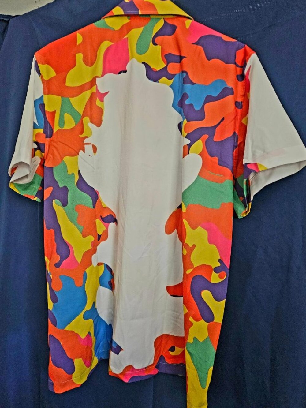 Eight-X Rorschach Button-Up Shirt - Picture 2 of 4